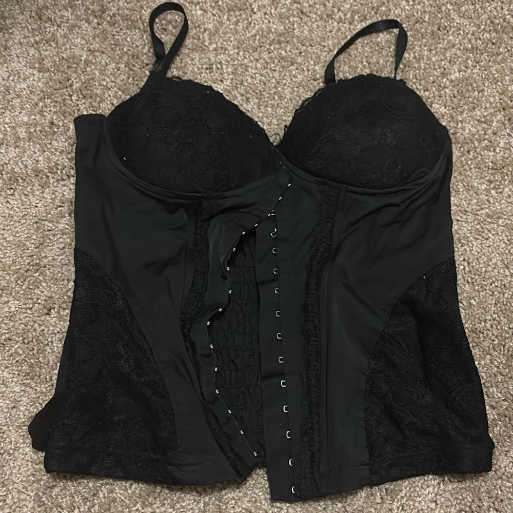 Black spaghetti strap Forever21 corset M